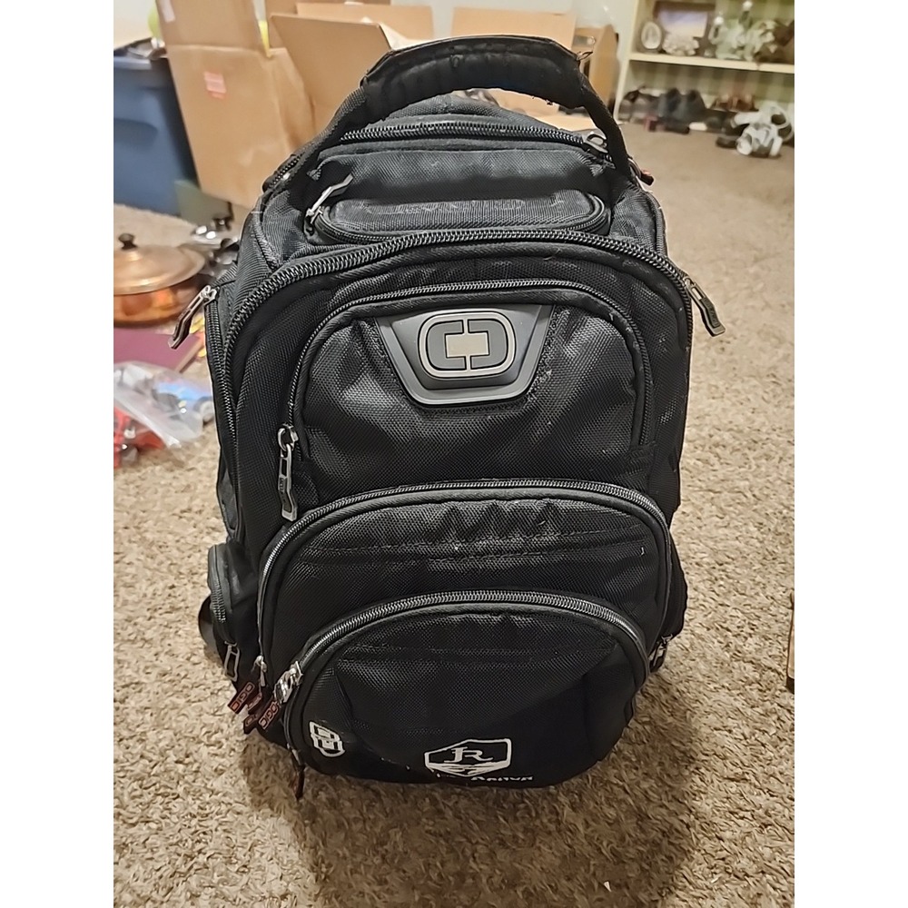 Ogio Renegade Laptop Backpack Gray Large Pockets‎ Sunglasses Case
